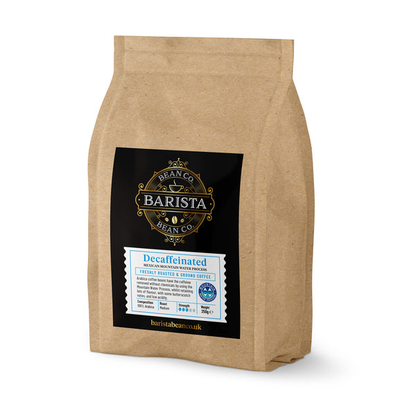 Decaffeinated Coffee, Ground 250g - By Barista Bean Co.