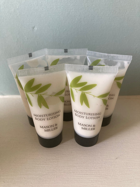 Mason & Miller Moisturising Body Lotion Travel Size 20ml (5 Pack)