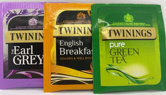 Twinings Tea Selection, Individually Wrapped Tea Bags for a fresh fragrant cuppa every time.