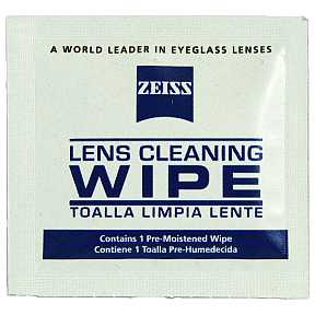 Zeiss Lens Cloth  Individual Disposable Lens Wipe Cloth –